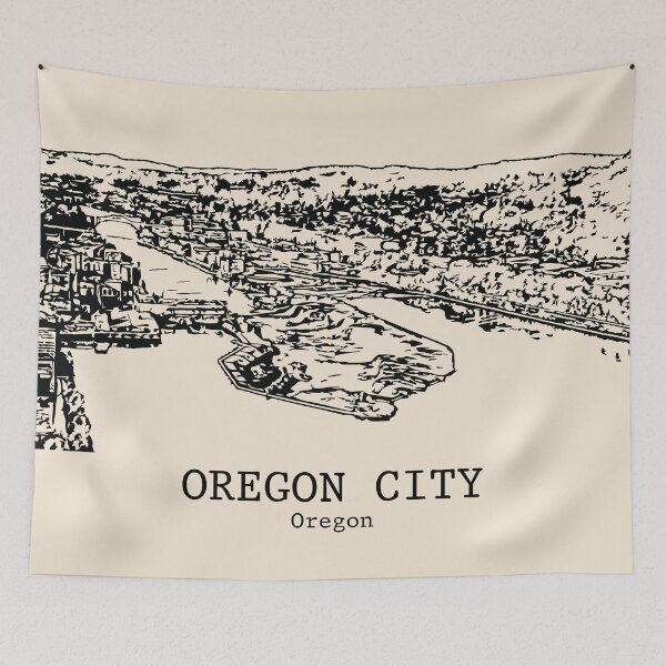 Artikelvorschau, Oregon City - Oregon entworfen und verkauft von Lakeric Cityscapes.