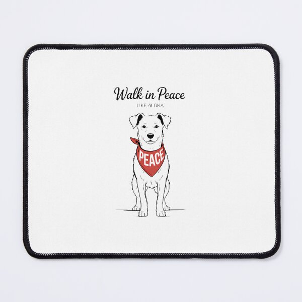 Item preview, Walk In Peace Like Aloka Dog Lovers Mindfulness designed and sold by Cokonatss.