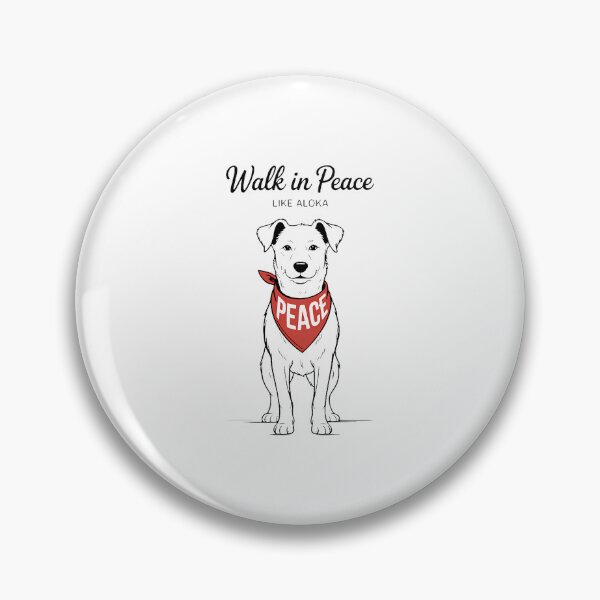 Item preview, Walk In Peace Like Aloka Dog Lovers Mindfulness designed and sold by Cokonatss.