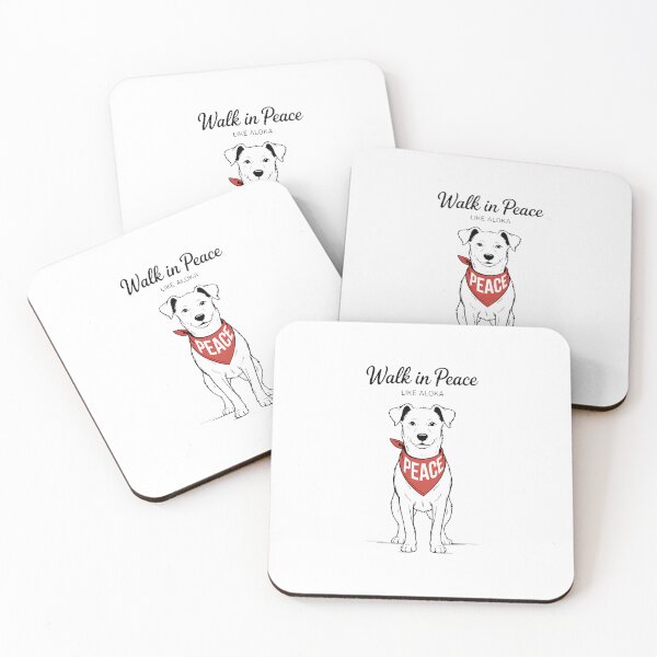 Item preview, Walk In Peace Like Aloka Dog Lovers Mindfulness designed and sold by Cokonatss.