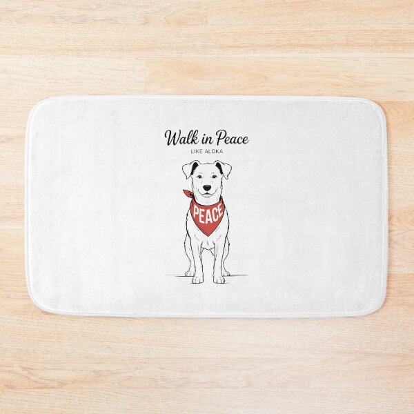 Item preview, Walk In Peace Like Aloka Dog Lovers Mindfulness designed and sold by Cokonatss.