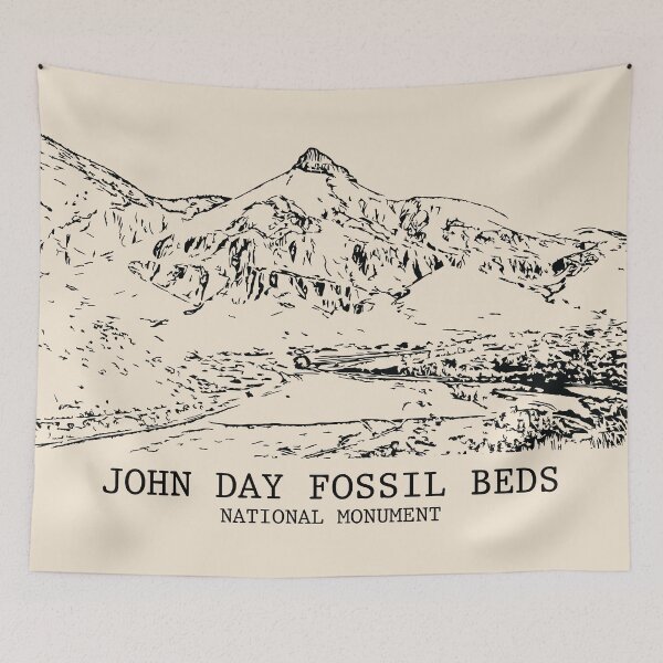Item preview, John Day Fossil Beds National Monument designed and sold by Lakeric Cityscapes.