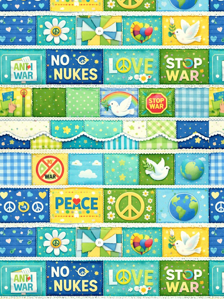 Thumbnail 4 of 4, iPhone Case, Peace patchwork designed and sold by Roxburylane.