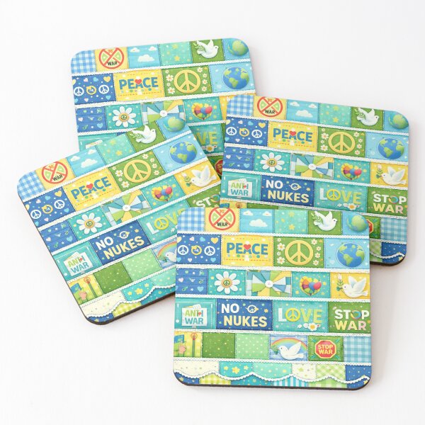 Item preview, Peace patchwork  designed and sold by Roxburylane.