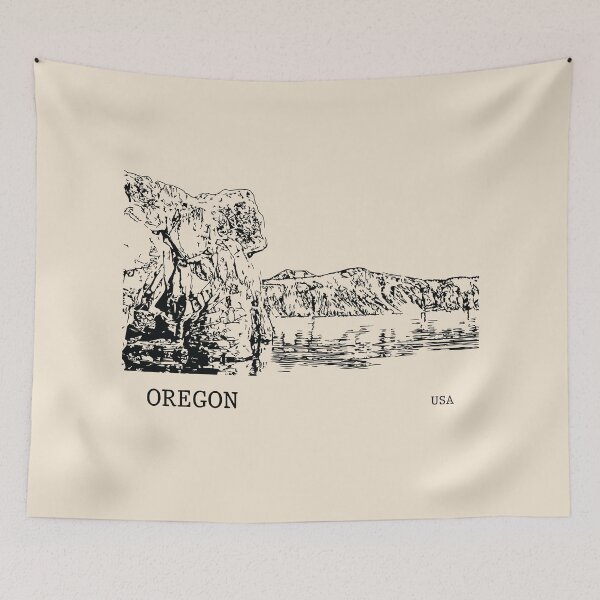 Artikelvorschau, Oregon USA entworfen und verkauft von Lakeric Cityscapes.
