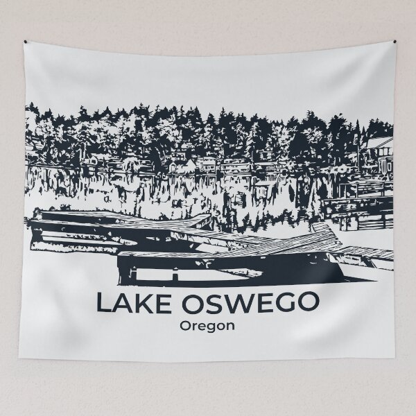 Item preview, Lake Oswego - Oregon designed and sold by Lakeric Cityscapes.