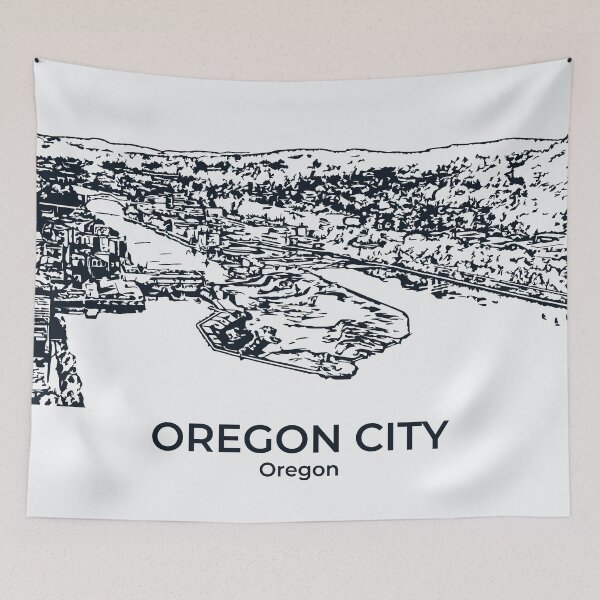 Artikelvorschau, Oregon City - Oregon entworfen und verkauft von Lakeric Cityscapes.