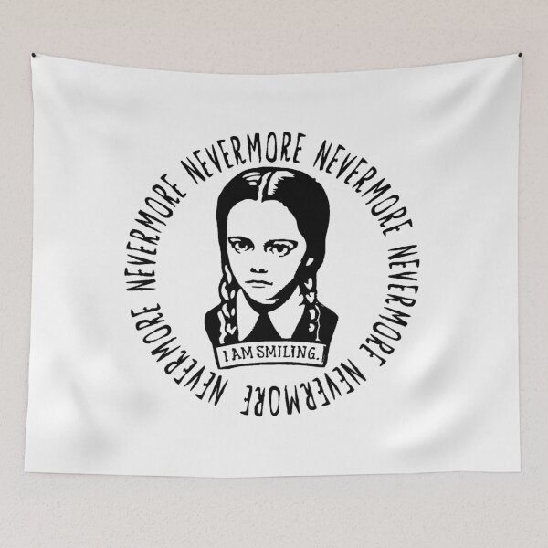 Item preview, Nevermore Outline Smile designed and sold by ALIOOMEKK75.