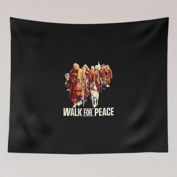 Item preview, Peace Walking Monks And Aloka Dog Walk For Peace designed and sold by Cokonatss.