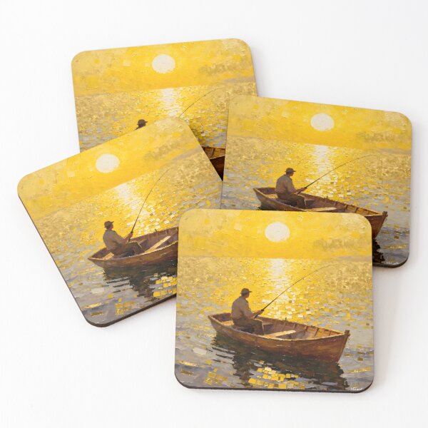 Item preview, Fishing at Sunrise designed and sold by MatureProcure.