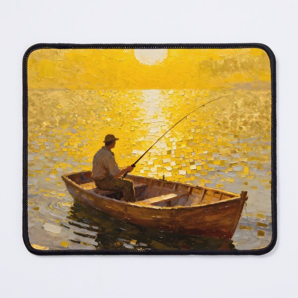 Item preview, Fishing at Sunrise designed and sold by MatureProcure.