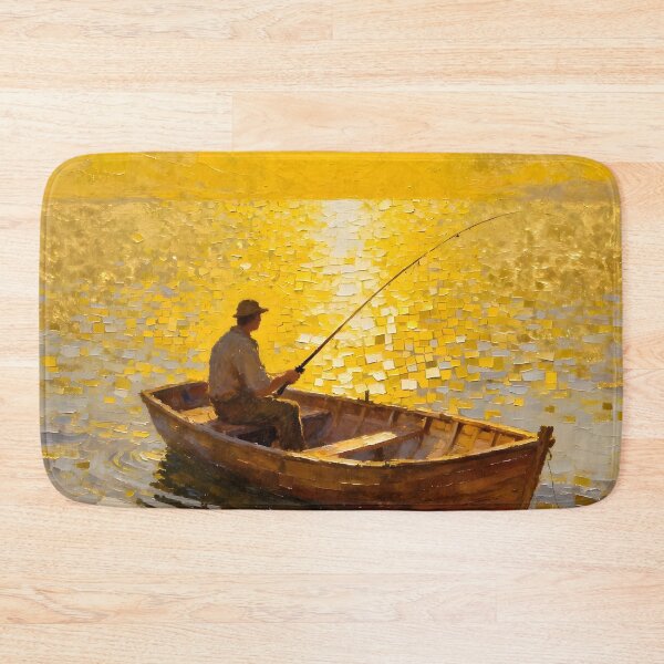 Item preview, Fishing at Sunrise designed and sold by MatureProcure.