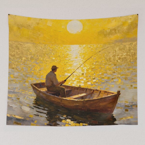 Item preview, Fishing at Sunrise designed and sold by MatureProcure.