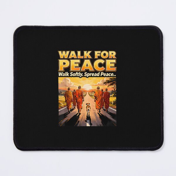 Item preview, Walk For Peace Walksoftly Spreadpeace Buddhist Monk Zen designed and sold by Cokonatss.