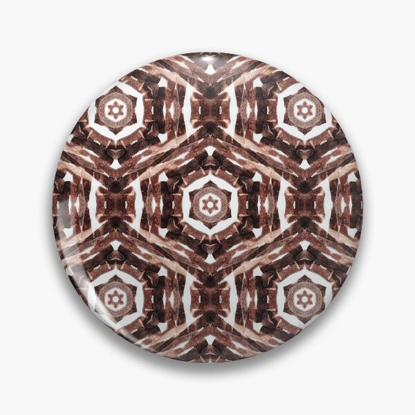 Item preview, Decorative Boho Mandala Pattern in Reddish Brown designed and sold by Artistestella.