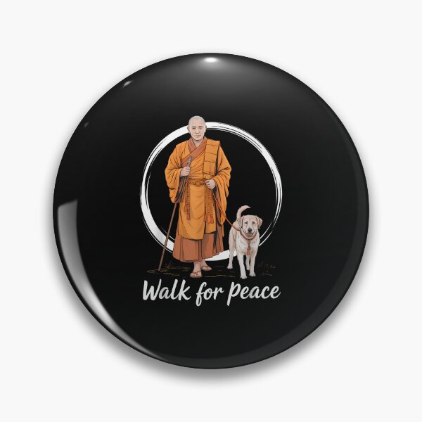 Item preview, Peace Walking Monks And Aloka Dog Walk For Peace Men Women designed and sold by Cokonatss.