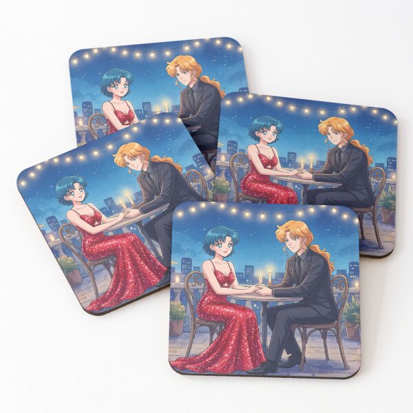 Item preview, Ami and Zoisite on a Valentine's Date designed and sold by Solace Sparkles.