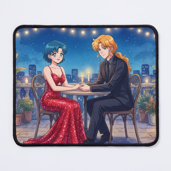 Item preview, Ami and Zoisite on a Valentine's Date designed and sold by Solace Sparkles.