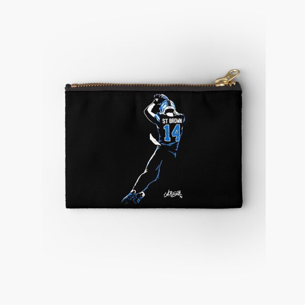 Item preview, Amon-Ra St. Brown Detroit #14 Football Art designed and sold by TheArtOfCar.