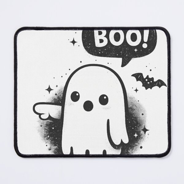 Item preview, Cute Ghost Saying Boo designed and sold by theleocreator.