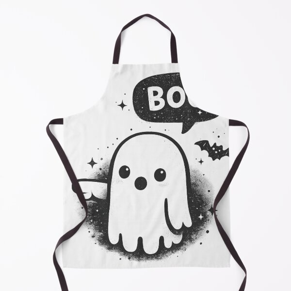 Item preview, Cute Ghost Saying Boo designed and sold by theleocreator.