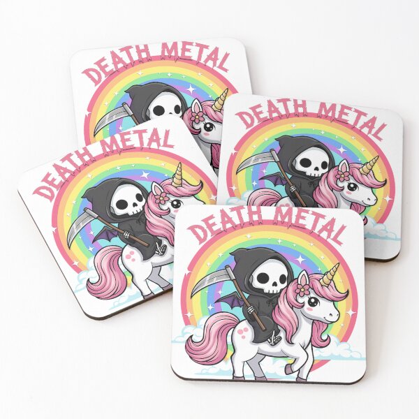 Item preview, Death Metal Unicorn Funny designed and sold by Hansaka222.