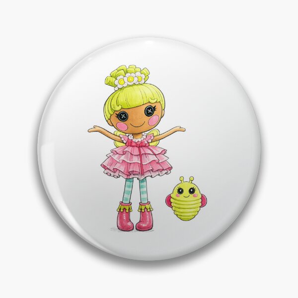Item preview, pix e flutters lalaloopsy doll sticker designed and sold by spacey-kaceyy.