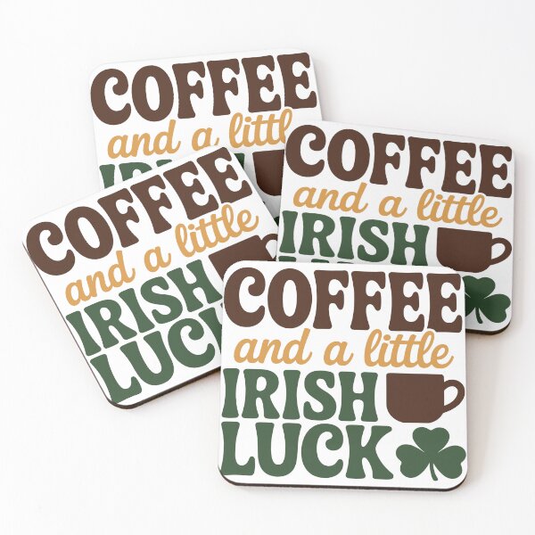 Item preview, Coffee and a Little Irish Luck – St Patrick’s Day Coffee Design designed and sold by Lulunza.