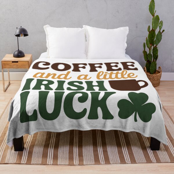Item preview, Coffee and a Little Irish Luck – St Patrick’s Day Coffee Design designed and sold by Lulunza.