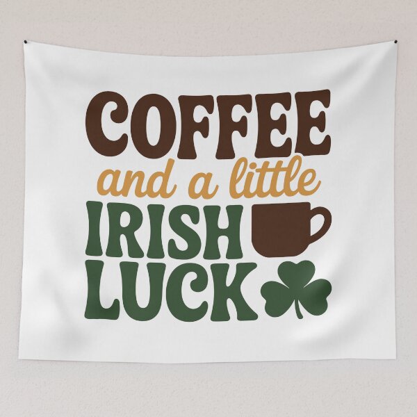Item preview, Coffee and a Little Irish Luck – St Patrick’s Day Coffee Design designed and sold by Lulunza.