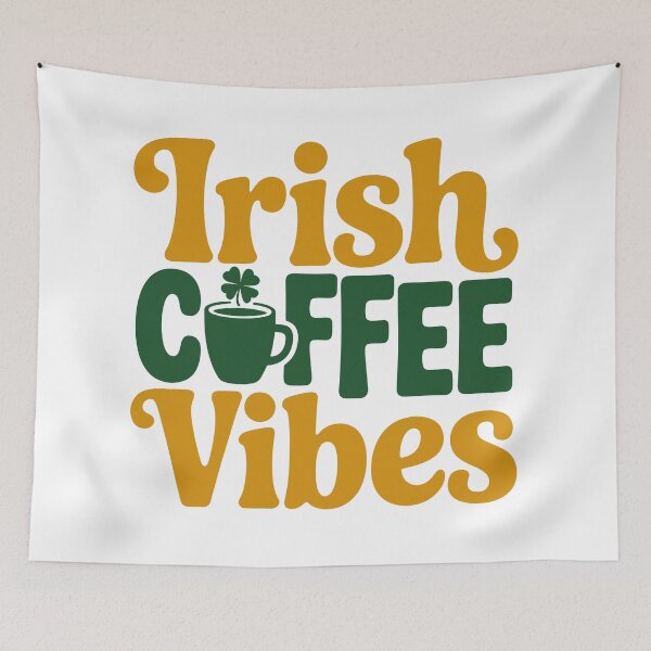 Item preview, Irish Coffee Vibes – St Patrick’s Day Coffee Typography designed and sold by Lulunza.
