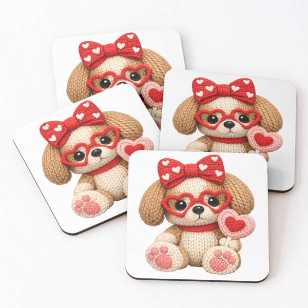 Item preview, Valentine's Faux Yarn Dog designed and sold by KC's.