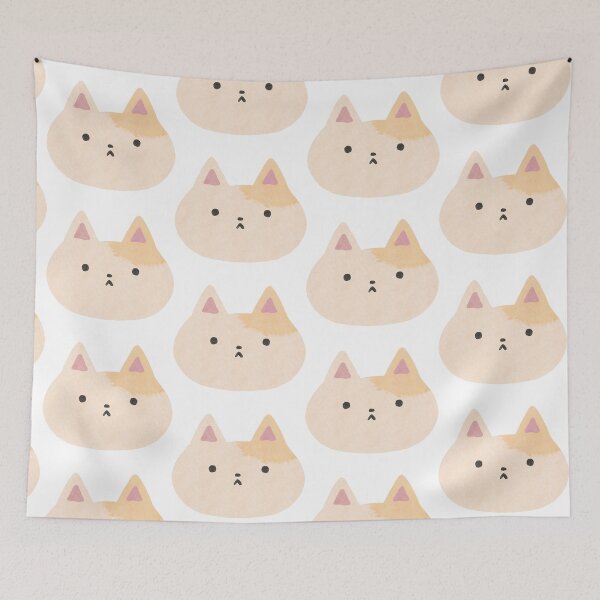 Item preview, Cat Face Doodle designed and sold by VVAtTheCorner.