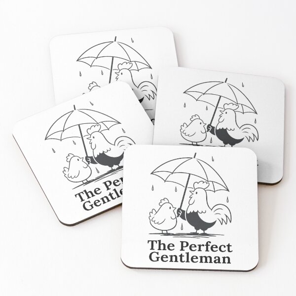 Item preview, The Perfect Gentleman – Chicken Art designed and sold by Larku.