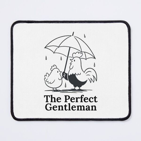 Item preview, The Perfect Gentleman – Chicken Art designed and sold by Larku.