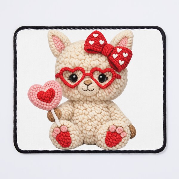 Item preview, Valentine's Faux Yarn Llama designed and sold by KC's.