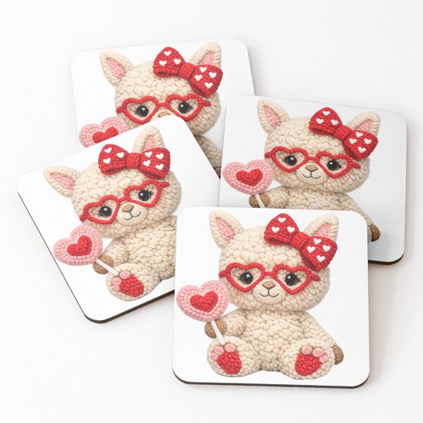 Item preview, Valentine's Faux Yarn Llama designed and sold by KC's.