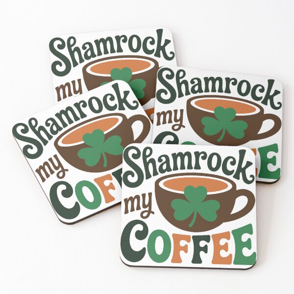 Item preview, Shamrock My Coffee – Cute Irish Coffee Quote designed and sold by Lulunza.