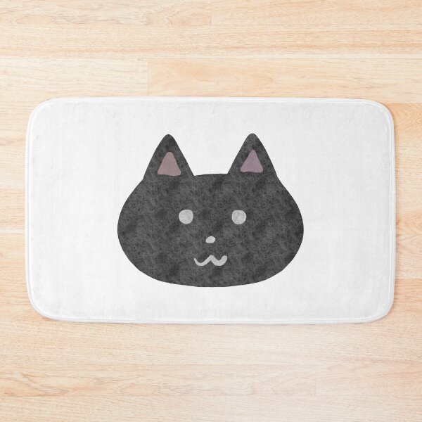 Item preview, Black Cat Face Doodle designed and sold by VVAtTheCorner.