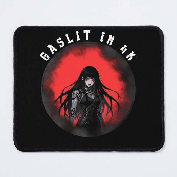 Item preview, Cyberpunk Anime Girl Gaslit Cyborg Neon designed and sold by StudioAkuma.