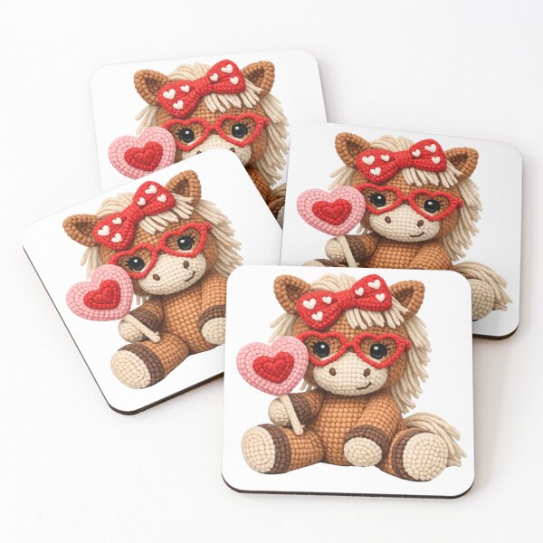 Item preview, Valentine's Faux Yarn Horse designed and sold by KC's.