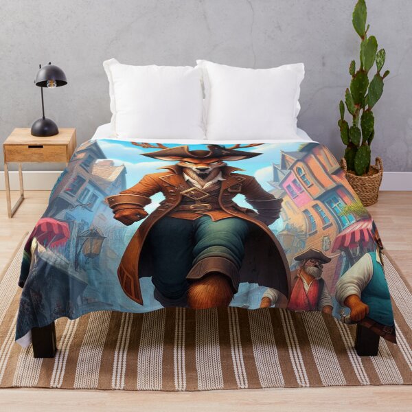 Item preview, Pirate Deer Among the Old Town Crowd designed and sold by nikkolaus.