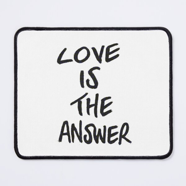 Item preview, Love Is the Answer Typography designed and sold by PopCultureArtShop.