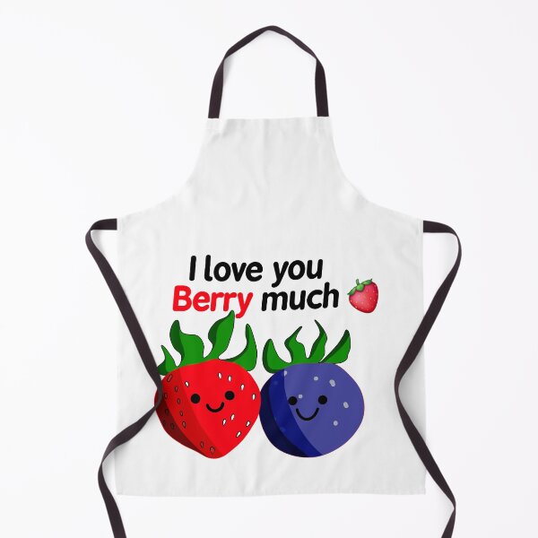 Item preview, I Love You Berry Much   Cute Strawberry Pun designed and sold by iMichaellD.