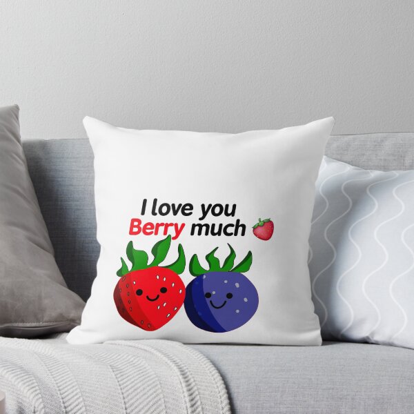 Item preview, I Love You Berry Much   Cute Strawberry Pun designed and sold by iMichaellD.