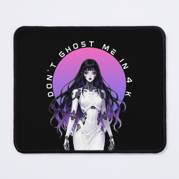 Item preview, Cyberpunk Anime Girl Don't Ghost Me Neon designed and sold by StudioAkuma.