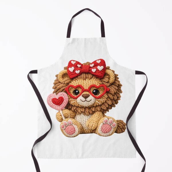 Item preview, Valentine's Faux Yarn Lion designed and sold by KC's.