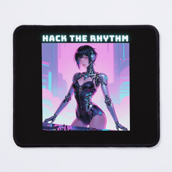 Item preview, Hack the Rhythm - Cyberpunk DJ Waifu Anime designed and sold by StudioAkuma.