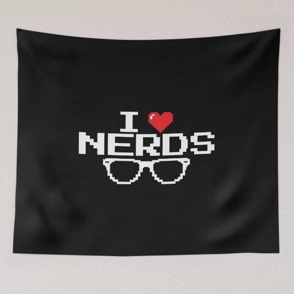 Item preview, I Love Nerds Pixel Art 8-Bit Retro designed and sold by AdyKurniawan.