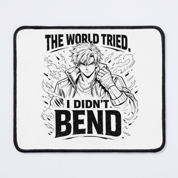 Item preview, The World Tried I Didn't Bend - Dark Anime Streetwear designed and sold by SoulFlex.